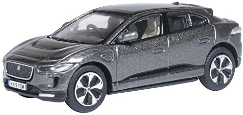 Oxford Diecast Jaguar I Pace Corris Grey, Modellauto, Auto, OO Gauge, 1:76, Erwachsene Modellbau-Enthusiasten, Unisex, All Ages