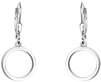 SOFIA MILANI - Damen Ohrringe 925 Silber - Kreis Ohrstecker - 21064