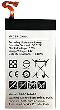 Smartex® Black Label Batterie Compatible avec EB-BG965ABE Samsung Galaxy S9 Plus