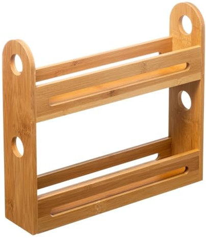 5five - étagère à épices 2 niveaux bambou