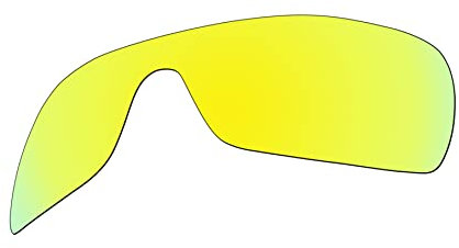EZReplace Verres de rechange pour lunettes de soleil Oakley Batwolf OO9101 (verres polarisés), Jaune d'or, Talla única