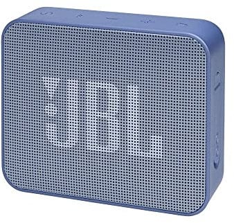 JBL GO Essential Speaker Portatile Bluetooth, Cassa Altoparlante Wireless con Design Compatto, Impermeabile IPX7, Fino a 5 h di Autonomia, Cavo di Ricarica Micro USB, Blu