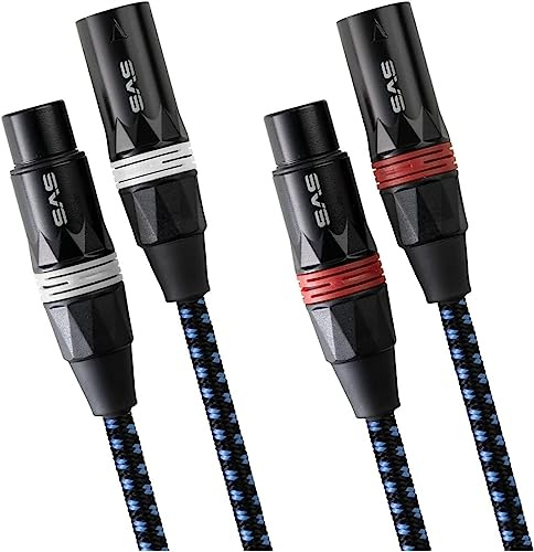 SVS SoundPath symmetrisches XLR-Audiokabel, 2 m, 1 Paar