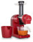 Exprimidor Klarstein Bella Elegance 200 W, exprimidor con 400 ml, sin BPA, soporte antideslizante, tiempo máximo de funcionamiento continuo: aprox. 20 minutos, fácil limpieza, rojo
