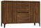 vidaXL Sideboard Kommode Anrichte Schrank Beistellschrank Mehrzweckschrank Standschrank Wohnzimmer Flur Braun Eichen-Optik 104x35x70cm Holzwerkstoff