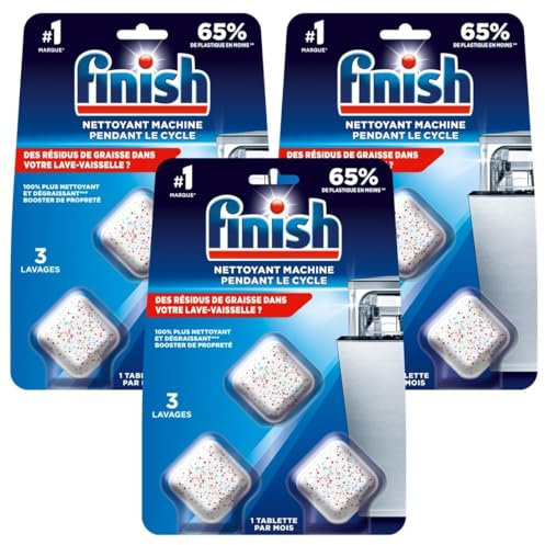 Blister 3 Tablettes Entretien Lave-vaisselle Pendant le Cycle - Lot de 3
