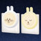 Annmore Veilleuse Enfant sur Prise Électrique Automatique Lampe Veilleuse de Nuit Bébé Cadeau Naissance Nouveau-né (BlancxJaune)