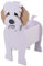 Niedlicher Hunde-Blumentopf, Hübscher Haustier-Welpen-Hunde-Blumentopf, Cartoon-Hunde-Pflanzgefäß, Sukkulenten-Pflanztöpfe, Pflanzenhalter in Tierform für Hundeliebhaber, Innen- und Außendekoration
