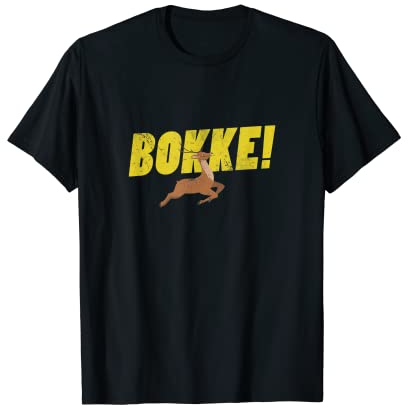 South Africa Rugby League Union Gifts and Apparel Bokke! Südafrika Rugby Springbok Südafrika Used-Look T-Shirt