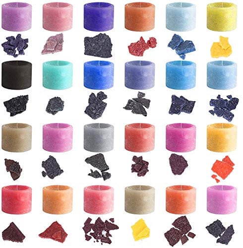Velas colorantes de 10 colores x 5 g, velas de cera colorantes para manualidades, fabricación de velas, tinte para parafina, cera de soja