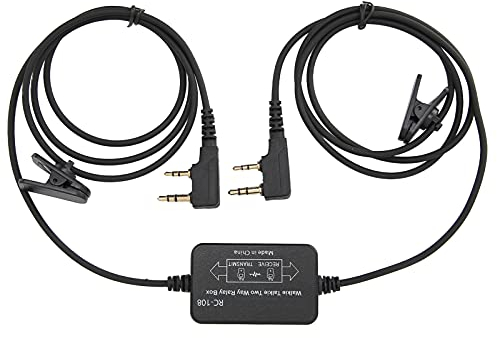 Leapiture RC-108 Walkie Talkie Zwei-Wege-Relaisbox, K-Port Zwei-Wege-Box, Praktische Funk-Handsprechanlage, Repeater-Box, Schwarz, Für Berufliche Einsätze, Funkgerät, Walkie Talkie