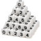 Melius 50Pcs Silicone Number Beads 0-9, 12mm Square Number Beads for Pens, DIY Key Chains, Crafts