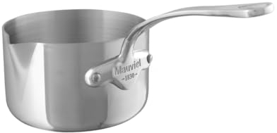 Mauviel M'COOK 5-lagige Saucenpfanne mit Edelstahlguss-Griff, 0,8 l