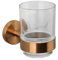 Gebürstetes Roségold, Badezimmer-Accessoires, Toilettenbürste, Papierhalter, Handtuchhalter, Stangenhaken, Zahnbürstenhalter, Edelstahl, Getränkehalter