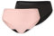 Schiesser Damen 2 Pack Menstruationswäsche / Periodenpanty Komfortschnitt Auslaufsicher - Secret Care Slip, Schwarz_182899, 50-52 EU