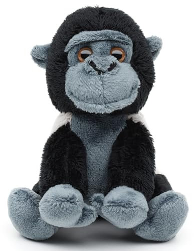 Uni-Toys - Gorilla Plushie, sitzend - 14 cm (Höhe) - Plüsch-AFFE - Plüschtier, Kuscheltier