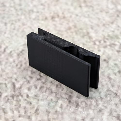 ULEIVA Ersatz Kabelclip Schwarz kompatibel mit Leifheit Bügeltisch Bügelbrett Clip Kabelhalterung (Schwarz)