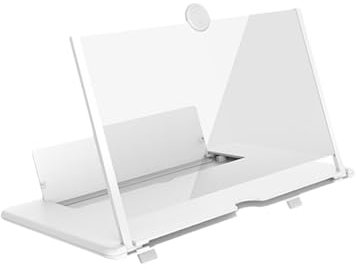 Lupa de Pantalla para Teléfono Móvil 16”, Pantalla 3D HD con Lente Fresnel, Ampliador Plegable para Ver Vídeos y Películas, Lupa para Móvil Regalos Adolescentes, Compatible con Todos los Smartphones