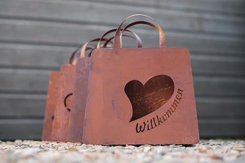 Tasche Willkommen mit Herz (bepflanzbar)