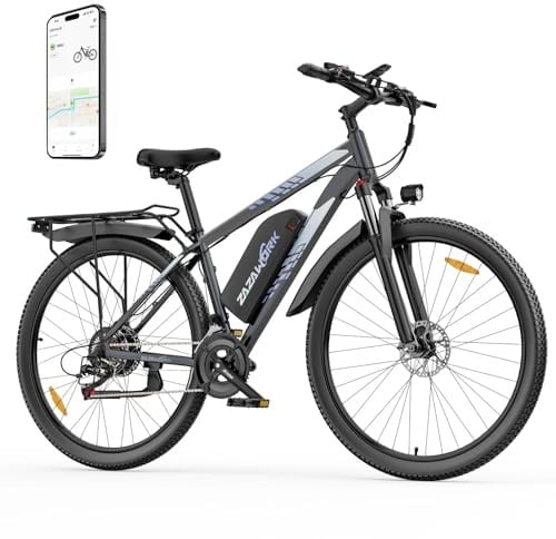 CHEEVALRY ZAZAWORK E Bike Mountainbike Herren 29 Zoll, Elektrofahrrad Pedelec 250W, 48V 20Ah Akku bis 120 km, Damen, mit 21-Gang-Schaltung, 63Nm, hydraulischen Scheibenbremsen, App, Offroad