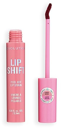 Revolution Lip Shift Peel Off Lip Stain, Stellar Rose | Long-Lasting Lip Tint with Subtle Finish, Lightweight Formula, Vegan & Cruelty-Free, 2.5ml