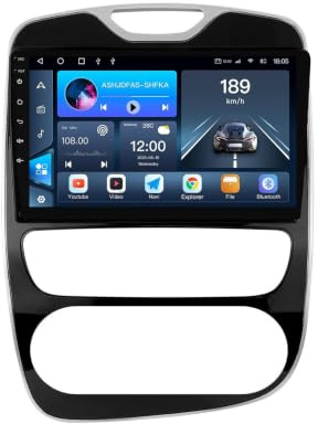 10'' Autoradio Android 15 for Renault Clio 4 2012-2019 | Écran Tacile Radio Avec sans Fil Carplay Android Auto GPS Bluetooth WiFi DSP FM Caméra de Recul(8-Core(8G+256G))