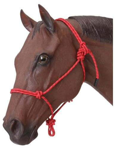 Tough 1 Pferde-Halfter aus Polyseil, 50-1000-5-0, rot, Pferd
