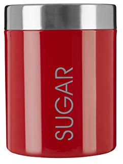 Premier Housewares Sugar Canister - Red