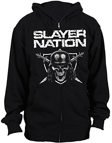 Slayer Hooded Top Nation - Black - Small