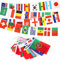 Large 12m/39ft Fabric Bunting For 2022 FIFA World Cup With 32 Teams National Flags Football Soccer Sports Event Banner Party Decorations