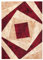 Carpeto Modern Teppich Beige 200 x 300 cm Geometrische Muster Kurzflor Monaco Kollektion