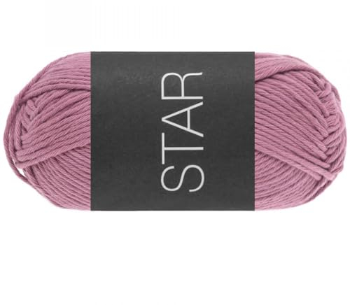 LANA GROSSA Star | Topflappen-Baumwolle | Handstrickgarn aus 100% Baumwolle | 50g Wolle zum Stricken & Häkeln | 90m Garn