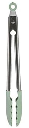 KitchenAid KO094OHPIA Gourmet Silicone-Tipped Stainless Steel Tongs, Pistachio