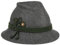 Lodenhut Manufaktur Dirndl-Hut Damenhut Trachtenhut Wollfilzhut (One Size - anthrazit)