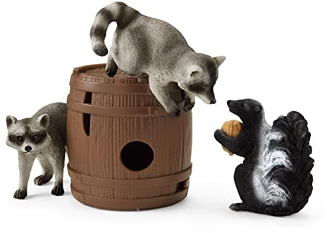 SCHLEICH 42532 Spielspaß um die Nuss, ab 3 Jahren, WILD Life - Spielset, 6 Teile