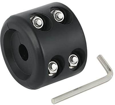 Besnor Seilwinde Kabelhaken Stopper für ATV UTV SUV ORV, Gummiseil Line Saver, Verhindern Hüpfen Ausfransen, mit Inbusschlüssel, Schwarz