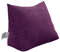 Johnear Keilkissen Lesekissen für Bett und Sofa Lehnenkissen, Rückenkissen Kopfteil Bett Rückenlehne Großes Dreieckiges Lendenkissen (Lila，45cm)