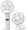 Wasuka Portable Handheld Fan, USB Rechargeable Hand Fan with 5200mAh Power Bank Function, 5 Speeds Mini Personal Desk Fan Foldable Battery Operated Electric Powered Desktop Fan for Home Office