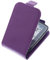 foto-kontor Tasche kompatibel mit Abbott Freestyle Libre 3 Hülle Flip Style lila Schutzhülle Case