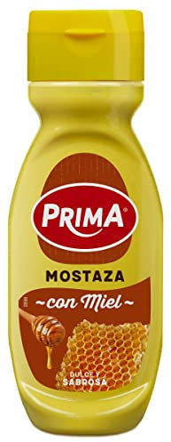 Prima mostaza con miel elaborada con semillas de mostaza. 285 g