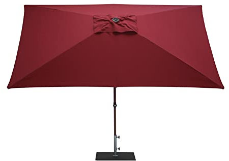 Maffei Art 475R Trend Parasol rectangulaire 300 x 200, fabriqué en Italie., bordeaux