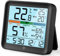 Noklead Termometro Igrometro Digitale-Misuratore Umidità Ambiente Monitor Accurato Della Temperatura Indicatore di Comfort Dell'Aria Luce Max Min Records,Nero