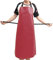 Fimghsoo Wasserdichte Schürze Verstellbare Küchenschürze mit 2 Taschen für Männer & Frauen Wasser- und ölbeständig für Küche, Restaurant, Garten und Grill