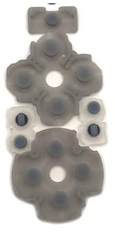 YANHAO [Video game parts] 3pcs for Playstation 5 PS 5 Silicone Conductive Rubber Pad Adhesive Keypads Silicone Pad for Ps5 Controller Button Rubber Pad [Replace] (Color : Original)