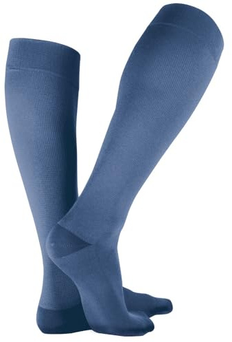 Bauerfeind VenoTrain Business AD CCL2 foot long Kompressionsstrümpfe XL normal denim short