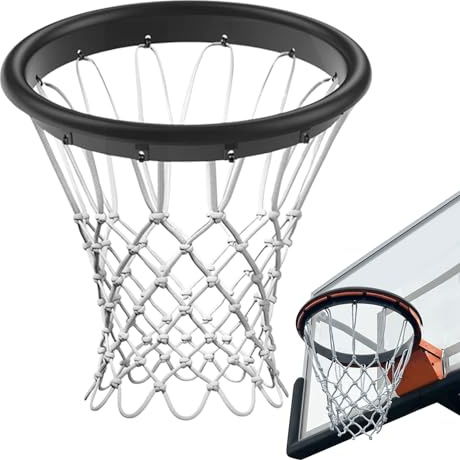 Imtrub Red de Baloncesto al Aire Libre, Red de Baloncesto portátil de TPU para Exteriores para reemplazo, Productos para canchas de Baloncesto para escuelas, comunidades, centros recreativos, Parques