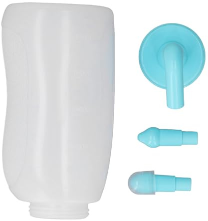 Nasal Wash Bottle, Neti Pot Sinus Rinse Nasal Irrigation Nasal Wash Bottle Pot Device Nasal Irrigation with 2 Nozzles for Adult and Kid