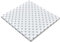 Baby Delux Laufgittermatratze 100x100 cm für Laufstall Laufgitter Big Stars White Schaumstoff Oeko-TEX Zertifiziert