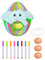Ostereier Maschine - Osterei Dekorationsset,Ostereier Malmaschine zum Bemalen, Eier Dekos Kit mit Eier-Malgerät,8 Farben Marker Stiftes, Gemalte Deko Ostereier für Kinder