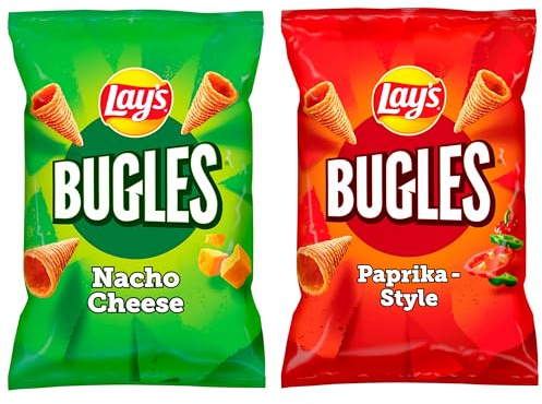 Lay's Bugles Mix Case Paprika & Nacho Cheese 14 x 75G